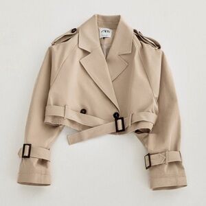 Short zara trending trench coat